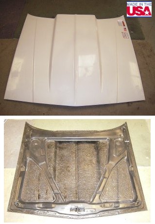 Motor City Hi Performance Fiberglass 2 In Cowl Hood